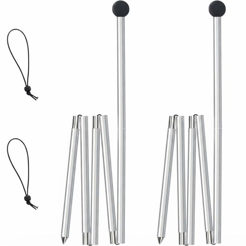 UMARDOO Family Beach Tent Extra Replacement Aluminum Foldable Poles